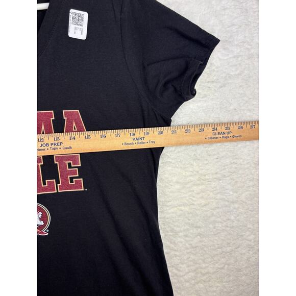 Florida State Seminoles Mama Nole Tee Women’s L V-Neck Black NWOT - Picture 4 of 5